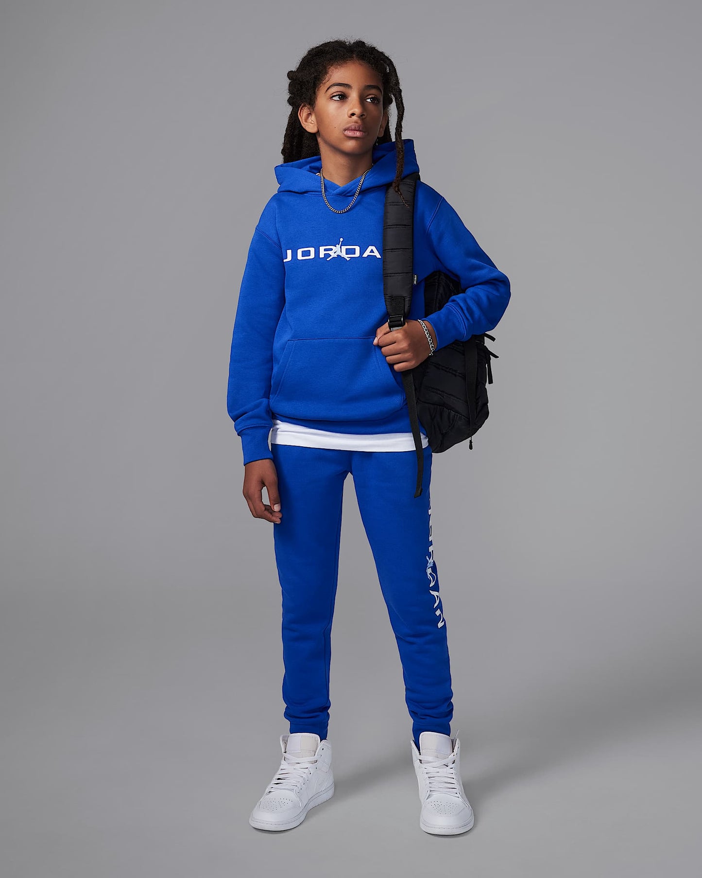 JORDAN Felpa pullover con cappuccio Baseline 95D744-B5K