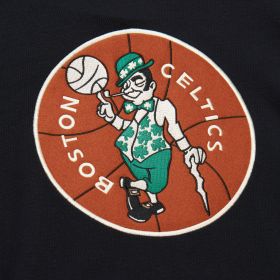 Mitchell & Ness Felpa con cappuccio leggera con logo vintage Boston Celtics LS8053-CE