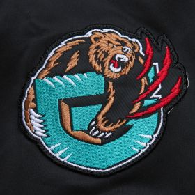 MITCHELL & NESS Bomber in raso leggero con logo vintage Vancouver Grizzlies SJKT6599