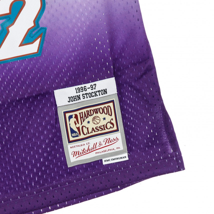 MITCHELL & NESS nba swingman jersey n.12 john stockton 1996-97 Utah Jazz SMJYGS18217