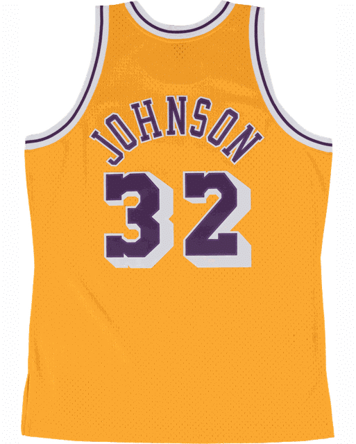 MITCHELL & NESS Maglia Magic Johnson 1984 Swingman SMJYGS18175