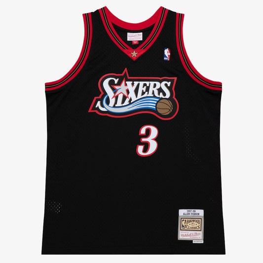 Allen Iverson Philadelphia 76ers 1997/98 Black Swingman Player Jersey