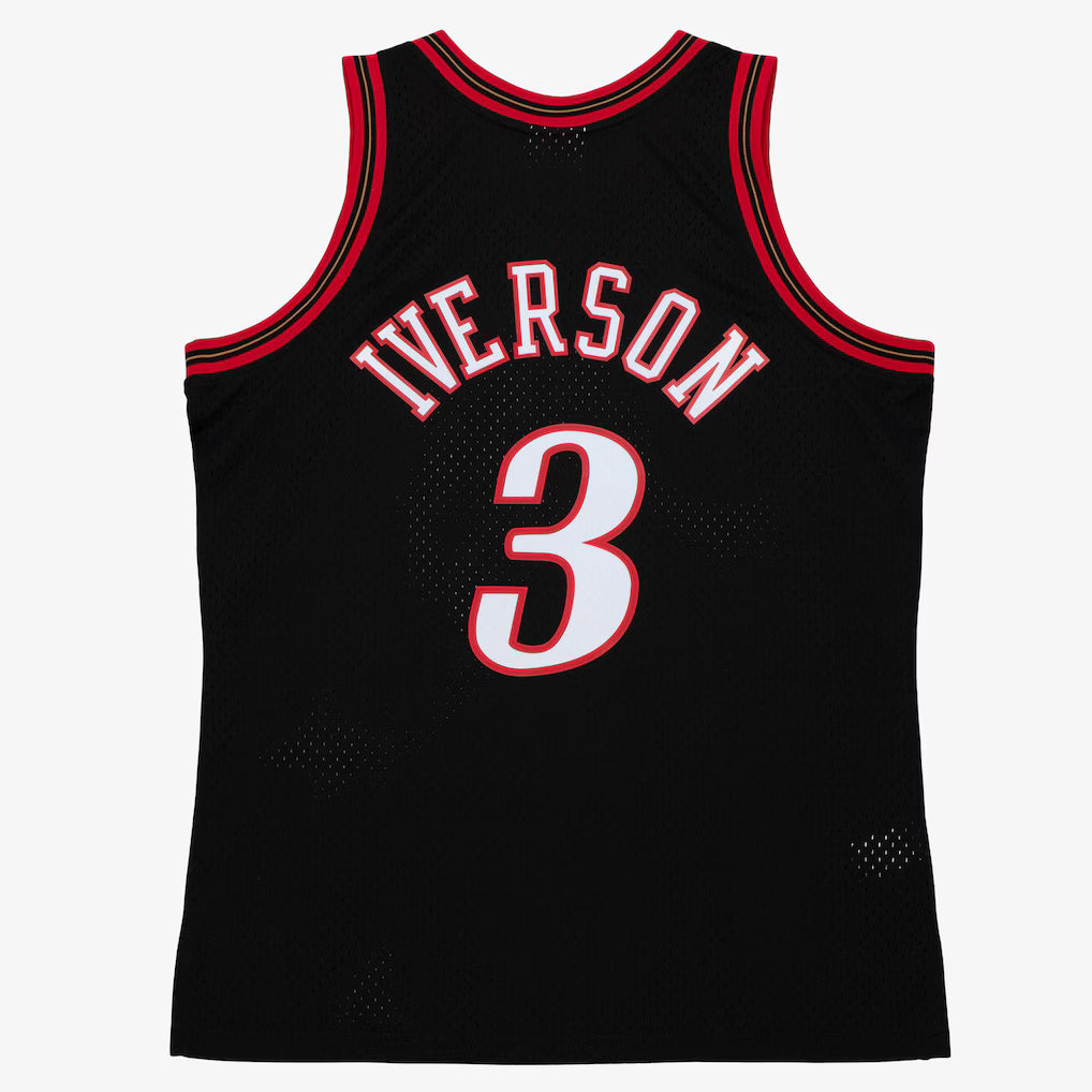Allen Iverson Philadelphia 76ers 1997/98 Black Swingman Player Jersey