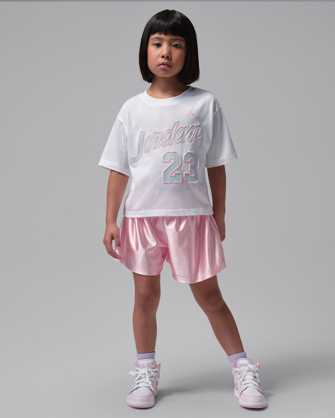 Jordan Little Kids' Flowy Durasheen 2-Piece Shorts Set