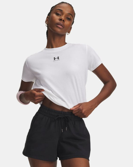 UA Rival Core Maglia a maniche corte da donna 1383648-100