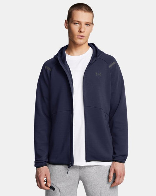 UNDER ARMOUR Unstoppable Fleece - Felpa con cappuccio Full-Zip da uomo 1389352-410