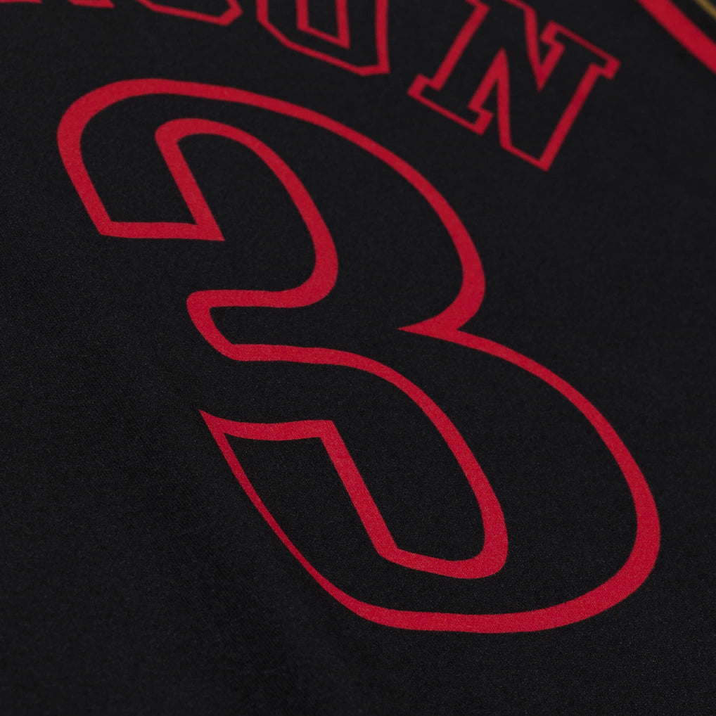 Allen Iverson Philadelphia 76ers 1997-98 Black Best In Class Jersey T-Shirt Mitchell & Ness