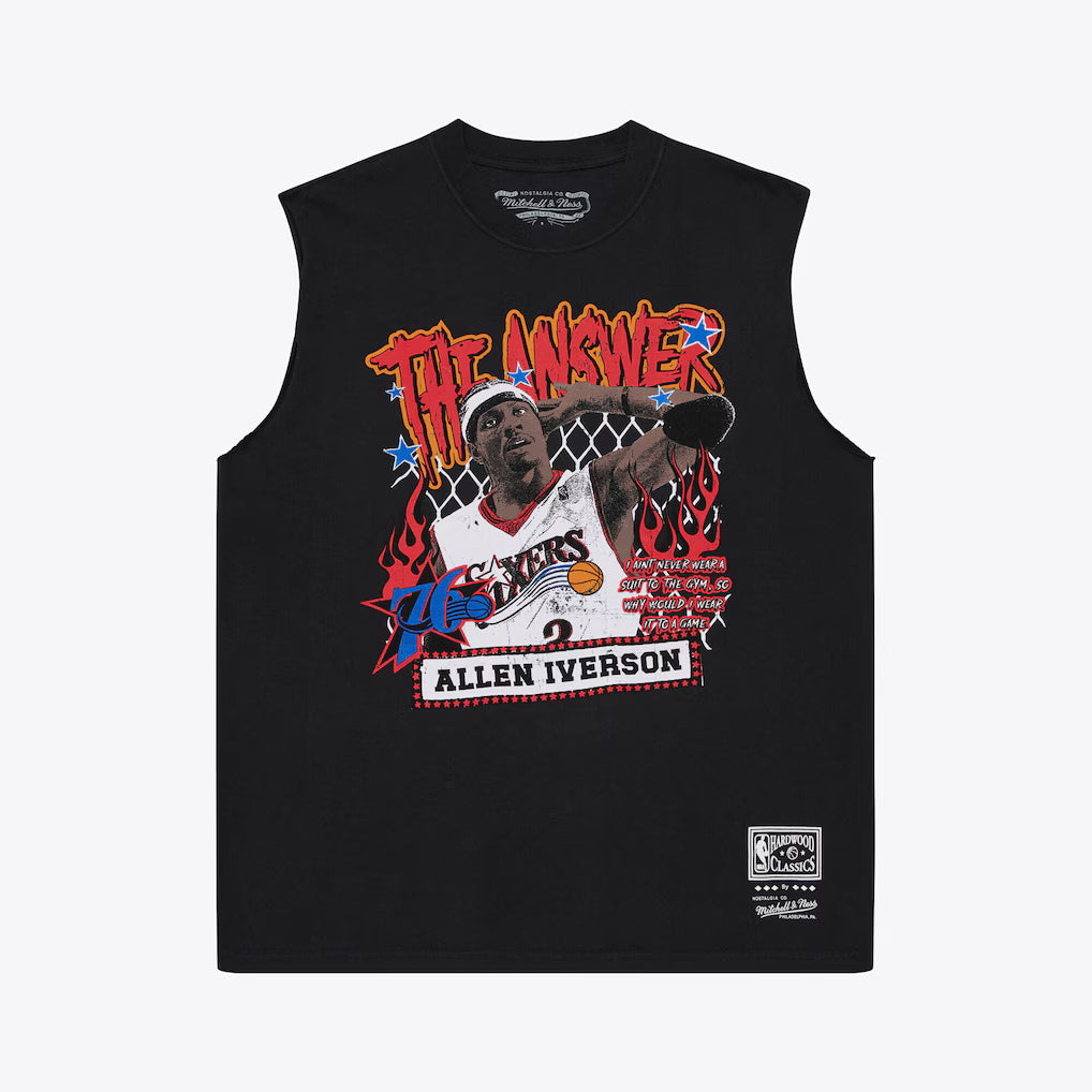 Allen Iverson Philadelphia 76ers Black Best In Class Tank Top