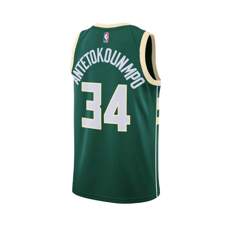 MAGLIA NIKE MILWAUKEE BUCKS Giannīs Antetokounmpo ICON EDITION RAGAZZO