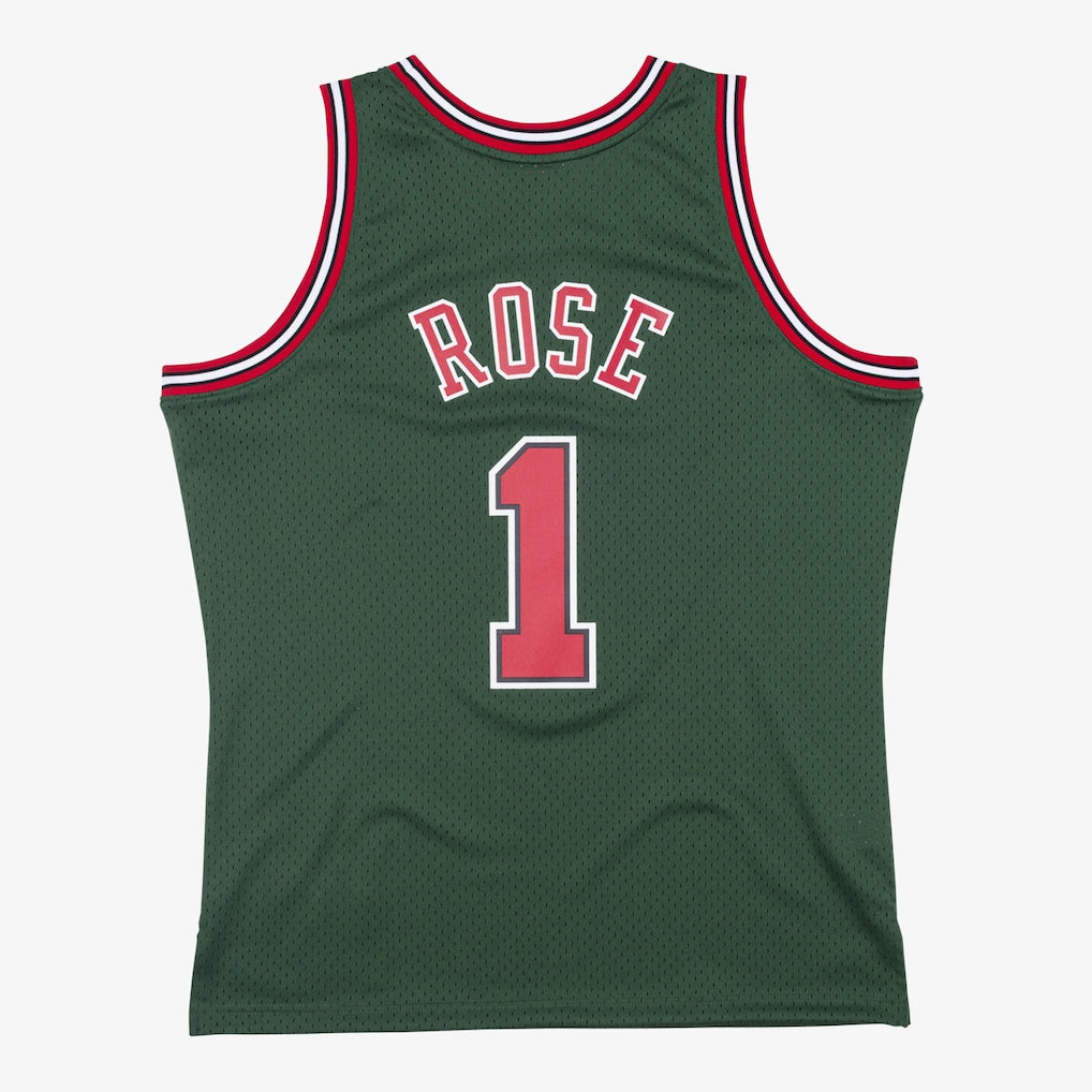 Derrick Rose Chicago Bulls 2008-09 Green Swingman Jersey