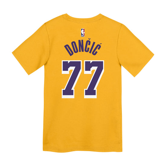 NIKE T-shirt Los Angeles Lakers Icon Name & Number - Luka Doncic - EZ2M1BCMW