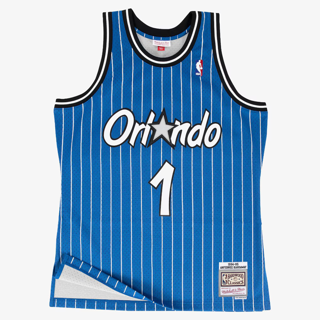 Penny Hardaway Orlando Magic 1994-95 Blue Swingman Player Jersey