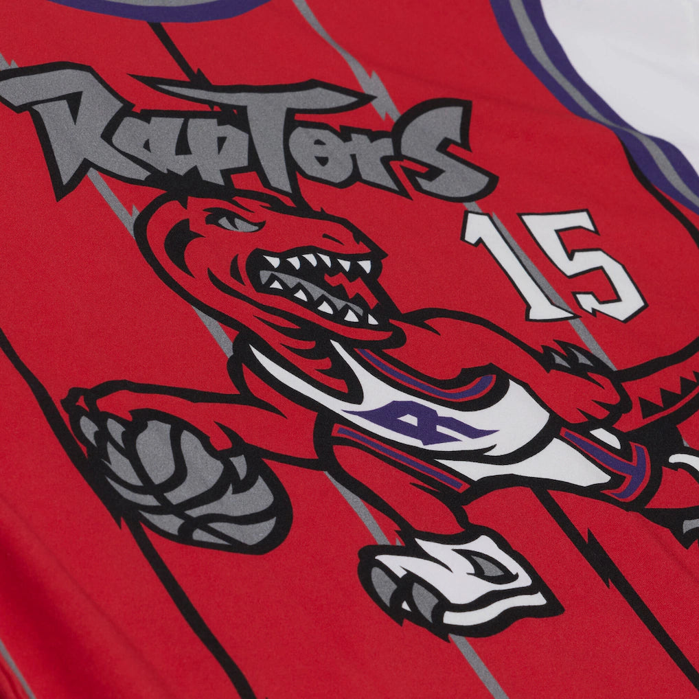Vince Carter Toronto Raptors 1998-99 Red Best In Class Jersey T-Shirt Mitchell & Ness