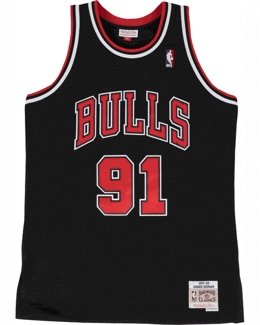 Mitchell & Ness Dennis Rodman Chicago Bulls 1997-98 Swingman Alternate Jersey