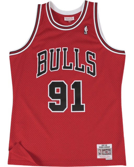 Mitchell & Ness Dennis Rodman Chicago Bulls 1997-98 Swingman Road