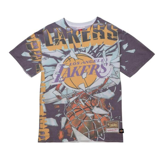 Mitchell & Ness Big Face SS Tee 6.0 Los Angeles Lakers SSTE5204